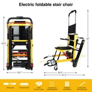 Ecojoy Portable Electric Chair, Track Climbing Wheelchair, Assist Stair Chair Electric Wheelchair, 440 lb Limit