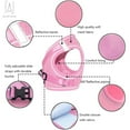 thumbnail image 6 of Gustave Soft Mesh Pet Dog Harness and Leash Set, No-Pull Pet Harness Adjustable Reflective Breathable Mesh for Small Medium Dogs and Cats (Pink, Size S), 6 of 10