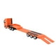thumbnail image 3 of Juguete de remolque de plataforma plana de ingeniería de aleaciones 1: 50 juguetes de remolque para niños mayores de 8 años modelo estático naranja, 3 of 12