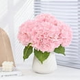thumbnail image 2 of Hydrangea Artificial Flowers, Latex Real Touch Hydrangeas Lifelike Large Hydrangea Flowers for Home Decor Party Arrangements Wedding Bouquets Centerpieces (Light Pink), 2 of 5