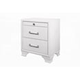 thumbnail image 2 of Civic White 2-Drawer Nightstand with Easy Assembly, 2 of 5