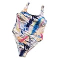 thumbnail image 2 of Soidarity Traje de baño de sin mangas con espalda abierta y estampado de graffiti para mujer Traje de baño Blanco 2XL Soidarity OD001445-02, 2 of 6