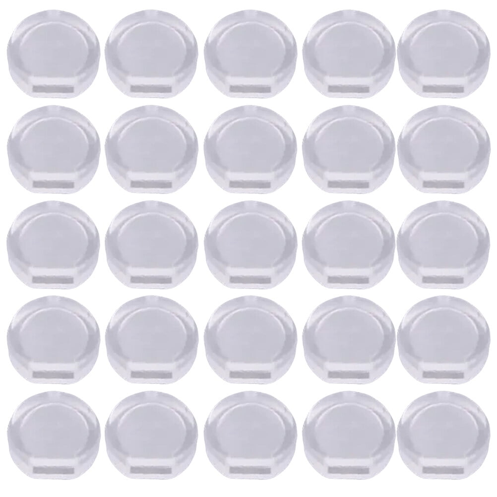 100pcs Earring Backs Clip Earring Pads Silicone Earring Cushions for