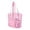 Pink, variant on XINXIAOO Summer Solid Mesh Beach Tote Bag, Portable Breathable Shoulder Bag for Shopping & Travel