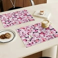 thumbnail image 4 of Butterfly Placemats Set of 4 Butterfies Table Mats Washable Place Mats for Home Party Indoor Kitchen Dining Table Decoration 12x18 Inch, 4 of 6