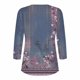 thumbnail image 5 of Blusas para las Mujeres Casual, 3/4 Manga Floral Estampado Camiseta de Moda Top Hecho de Poliéster Transpirable Suave para el Uso Diario de Primavera Otoño, Tops de Blusa para las Mujeres, 5 of 5