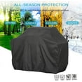 thumbnail image 2 of NOGIS Gas Grill Cover Large XL 66 inches Black Waterproof Outdoor Barbeque Grill Covers BBQ Gas Grill Cover Char Broil Patio Bistro, 2 of 7