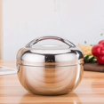 thumbnail image 4 of Stainless Thermo Insulated Thermal Container Bento Round Lunch Box, 4 of 5