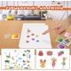 thumbnail image 3 of Almohadilla de tinta para manualidades, juego de 6 almohadillas de tinta lavables para sellos de bricolaje para niños, 24 colores (Yu-1), 3 of 5
