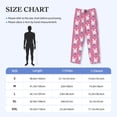 thumbnail image 3 of KLL Mens Pajama Pants for Men,Mens Lounge Pants,Funny Gifts for Men,Men's Pajama Bottoms-Rabbit Holding Flowers, 3 of 5