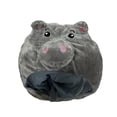 thumbnail image 2 of Lindo gorro de cerdo de peluche decorativo, juguete creativo, regalo, gorro suave para cosplay de invierno y Halloween. Gris, 2 of 8