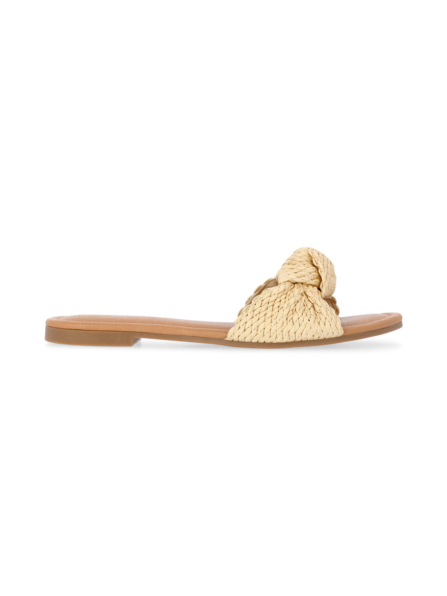 Time and Tru Women's Knot Slide Sandals