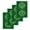 Dark Green, variant on St. Patrick's Day Kitchen Dish Towels for Drying Dishes Set of 4, Farmhouse Lucky Leaves Stripes Border Waffle Weave Microfiber Hand Tea Bathroom Towels Quick Dry & Absorbent Towel 15.7x23.6