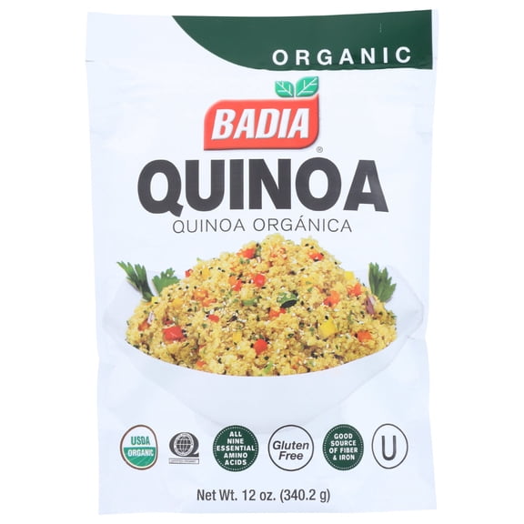 BADIA - Quinoa White Organic 12OZ ( Pack of 6)
