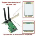 thumbnail image 1 of For PC Wireless Card WiFi Mini PCI-E Express to PCI-E Adapter with 2 Antenna External, 1 of 5