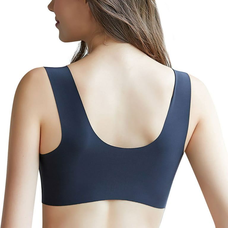 Sport Bras Plus Size Bralette Sexy Backless Push Up Seamless Bra Brassiere  Vest Gathers Shock-Proof Wireless Top Unwired Bra Without Frame – the best  products in the Joom Geek online store