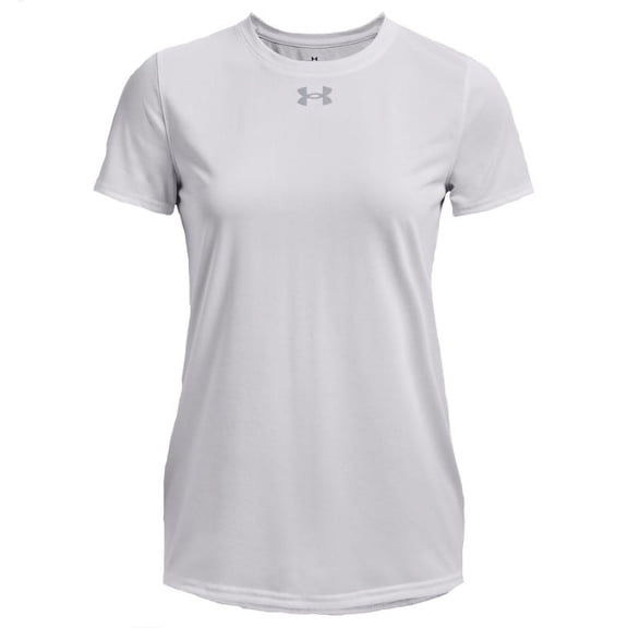 Under Armour Women's Team Tech Loose White Short-Sleeve Shirt (XL)