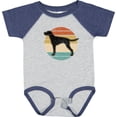 thumbnail image 3 of Inktastic Vizsla Dog Retro Sunset Boys or Girls Baby Bodysuit, 3 of 5