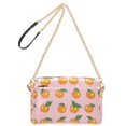 thumbnail image 2 of FORMRS Women Crossbody Purse with Chain Strap Vegan Leather Shoulder Handbag, Cute Oranges, 2 of 7