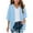 Blue-cardigan for kids, variant on MKOSPLRT Lightweight Cardigan for Girl 3-14 Years Open Front Solid Color Chiffon Cardigans 3/4 Sleeve Summer Beach Cover Up for Kids