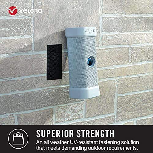 VELCRO Brand Extreme Outdoor Mounting Tape | 20Ft x 1 In, Holds 15 lbs |  Strong Heavy Duty Stick on Adhesive | Mount on Brick, Concrete for Hanging