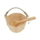 thumbnail image 2 of Barril de madera para Sauna, herramienta de baño humeante para SPA, accesorios de baño, cuchara para pies, cubeta de baño para Sauna y baño, 2 of 9