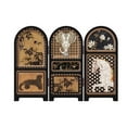 thumbnail image 2 of GROWTH TANK Chinese Design Mini Screen Ornament 30x22cm for Shelf Dining Room Countertop Style A, 2 of 9