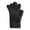 Black, variant on Women’s Fluffy Fuzzy Winter Gloves Soft Cozy Full Finger Thermal Gloves for Daily Walking Shopping White One Size