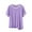 Purple, variant on XuJwPNcy Pajamas Top for Women Sleep T-Shirt Crew Neck Short Sleeve Sleepwear Soft Pjs Tshirts Loose Comfy Lounge Shirt