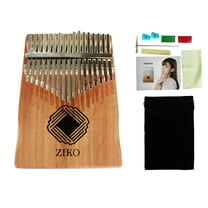 Ziko Kalimba Thumb Piano 17 Key Carlimba Thumb Piano KL-10A Portable Mbira Sanza African Wood Finger Piano Gifts for Kids and Adults Beginners
