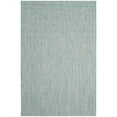thumbnail image 2 of Safavieh Courtyard Collection CY8022-37121 Aqua and Grey Indoor,  Outdoor Round Area Rug (6'7" Diameter), 2 of 4