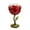 Red, variant on Floral Rose Shaped Wine Glass Cocktail Juice Goblet Cup For Home Party Bar Decor