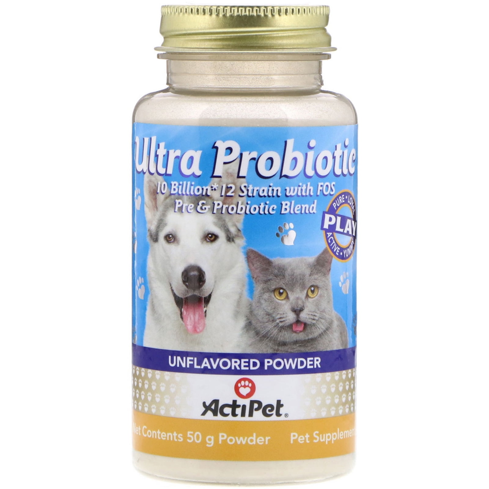 Actipet Ultra Probiotic For Dogs and Cats Unflavored Powder 50 g