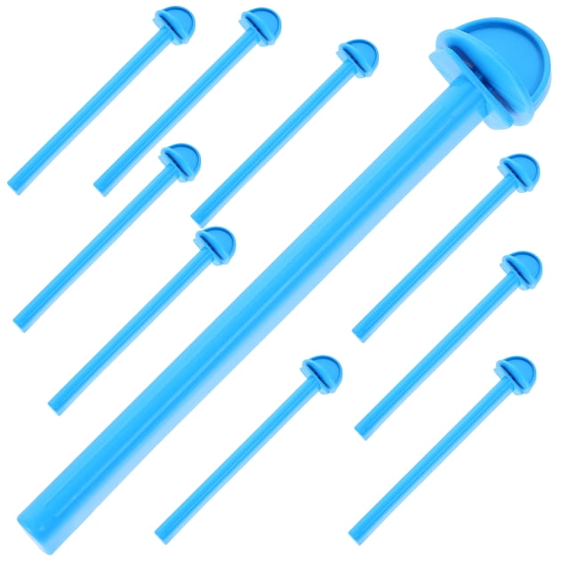 10 Pcs Bird Standing Stick Parrot Stand Plastic Perch Bird Cage Accessories