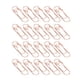 thumbnail image 2 of Clips de bolígrafo de Metal de 20 piezas, soporte de bolígrafo de libro de oro rosa duradero de sujeción fuerte de Metal resistente para reuniones escolares de oficina, 2 of 5