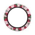 thumbnail image 7 of Jeiento Strawberry Golf Cart Steering Wheel Cover Pink Golf Cart Steering Wheel Covers for Club Car Universal Fit Boat Steering Wheel Cover Golf Cart Accessories Protector, 7 of 7