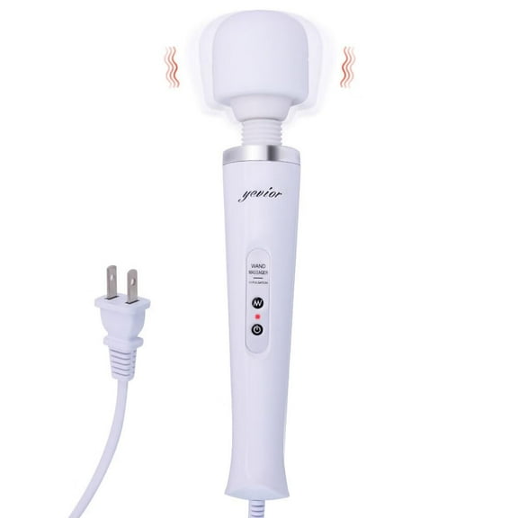 Wired Powerful Handheld Massager with 10 Pulse Settings Strong Vibration for Women,Personal Total Body Therapy Massager for Sports Recovery,Muscle Aches,Body Pain