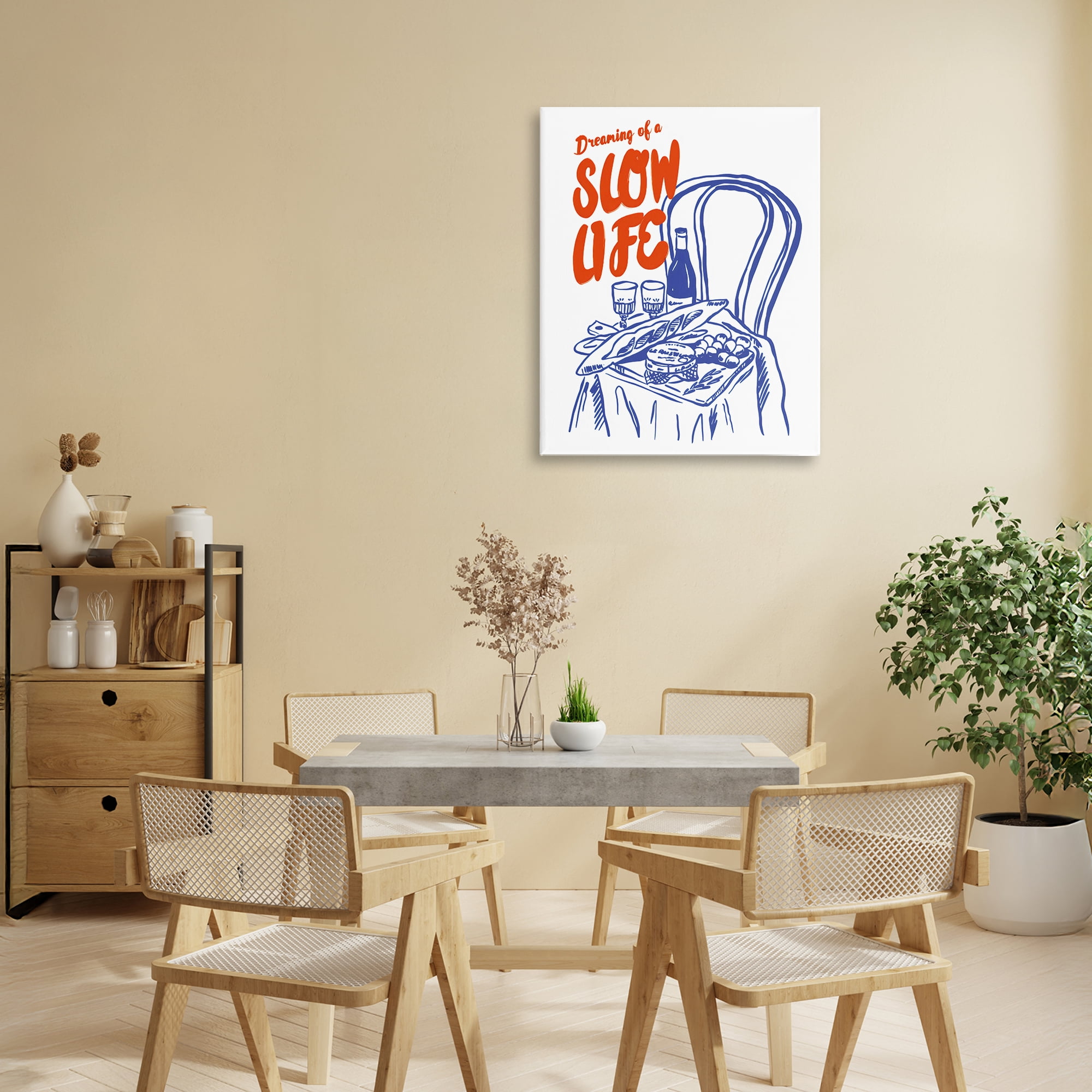 Stupell Industries Dreaming Of A Slow Life Canvas Wall Art, design by The Prints Vibe