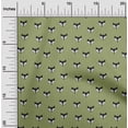 thumbnail image 2 of oneOone Cotton Cambric Gray Fabric Rabbit Quilting Supplies Print Sewing Fabric By The Yard 56 Inch Wide, 2 of 5