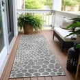 thumbnail image 6 of Addison Rugs Chantille Indoor/Outdoor Transitional Geometric Gray Washable Runner Rug, 2'3" x 7'6", 6 of 6
