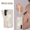 thumbnail image 2 of Tianyeda Compatible with Samsung Galaxy S26 Case Wallet with Card Holder, Shockproof with Stand Crossbody Wrist Strap Women Cases for Samsung S26 White, 2 of 5