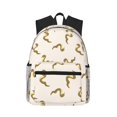 thumbnail image 1 of Disketp Cartoon Snake Mochila Ligera Clásica con Múltiples Bolsillos, Mochila Casual para Hombre y Mujer, Ideal para Escuela, Trabajo y Viajes, 1 of 6