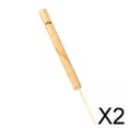 thumbnail image 1 of 2x Flauta de pájaro, juguete clásico, flautas de sonido tailandesas Vintage, juguete de sonido, flauta de bambú para practicar, juguete único para niñ 2 piezas, 1 of 8