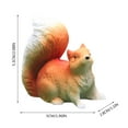 thumbnail image 3 of Desktop Ornament Decor Cute Simulation Squirrel Resin Flower Pot Miniature Landscaping Decoration Garden Pets Small Squirrel Decoration Tabletop Decoration,Desk Accessory,Resin Ornament,Ceramic Ornam, 3 of 5