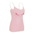 thumbnail image 4 of Delayuji Womens Tank Tops Women's Summer Tops 2025 Tank Top Yoga Gym Sleeveless Camisole Plus Size Underwear with Chest Pad S 6Xl Womens Tees and Tanks Pink Xxxxxxl, 4 of 5
