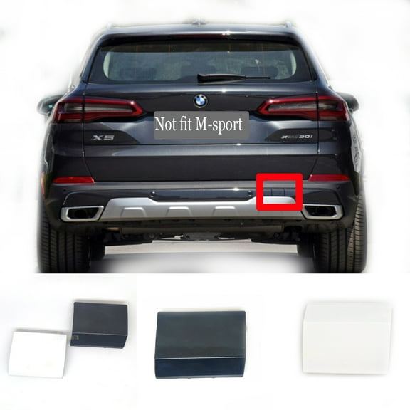 Trimla Rear Tow Cover for 19-22 X5 G05 Fit 25dX 30dX 30iX 40iX 45eX 50iX xDrive sDrive SAV 2019 2020 2021 2022 bumper Towing Hook Eye Cap 51128498994