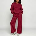 thumbnail image 5 of 2 Piece Sweat Suits Set for Women with Long Sleeve Hoodie and Sweatpant Sets for Daily Wear, 5 of 8