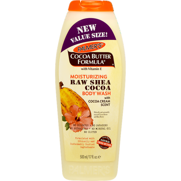 Palmer's Cocoa Butter Formula Moisturizing Raw Shea Cocoa Body Wash, 17