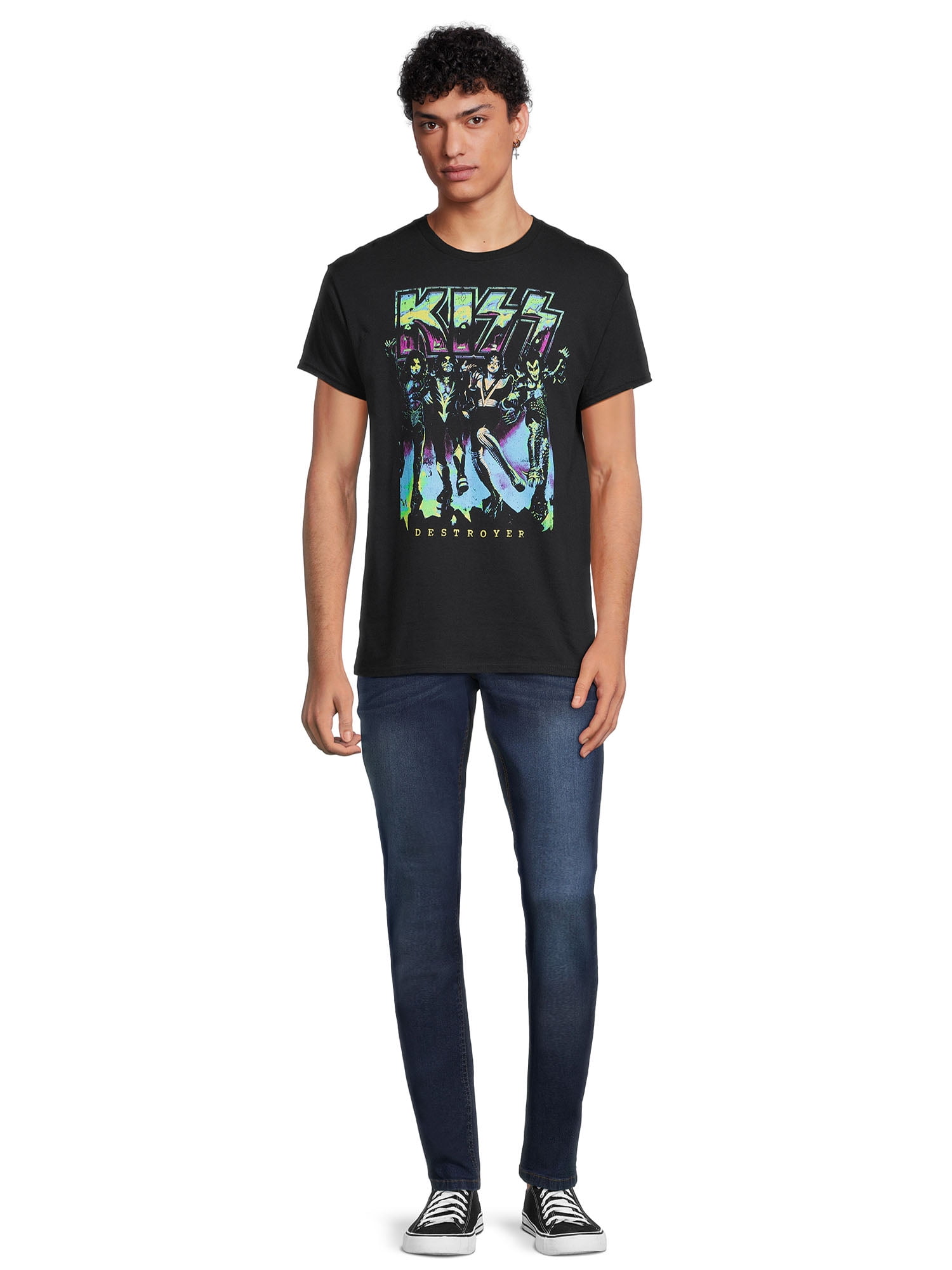 KISS Men's & Big Men's Band Graphic Tee, Sizes S-3XL