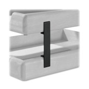 Rolodex, ROL23386, Stacking Tray Support, 4 / Set, Black